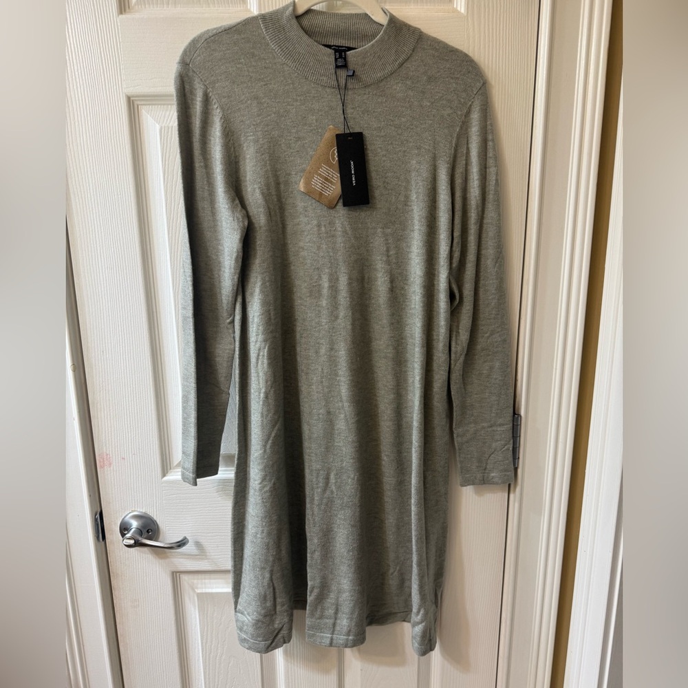 Vero Moda Gray Sweater Dress